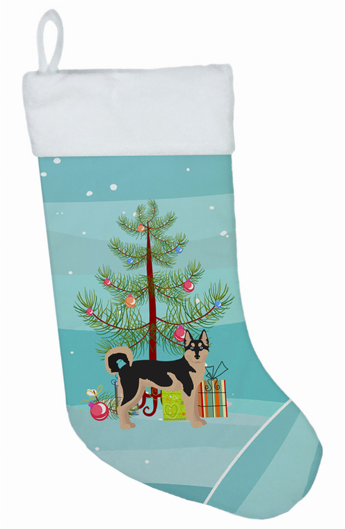 Christmas Tree and Dog on Christmas Stocking - 194030056448