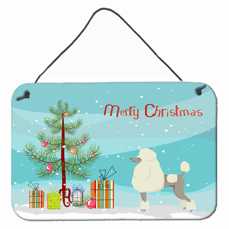 Christmas Tree Design with Dog Wall or Door Hanging Prints - 194030022061
