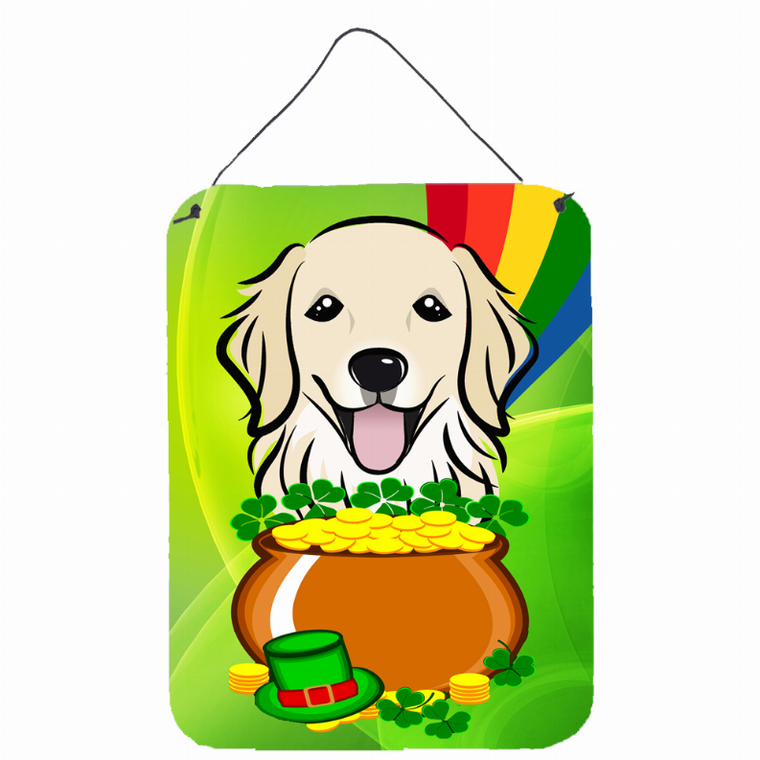 St. Patrick's Day Design with Dog Wall or Door Hanging Prints - 638508211064