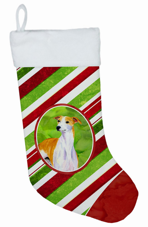 Dog and Christmas Candy Christmas Stocking - 705332016742