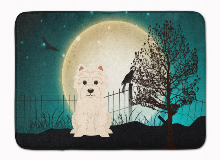 Halloween Scary Dogs Machine Washable Memory Foam Mat - 638508636348