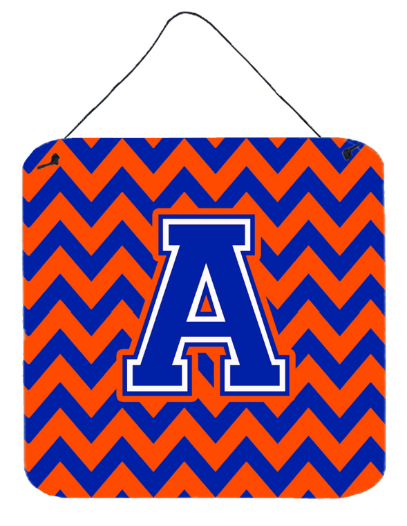 Monogram Letter Chevron Wall or Door Hanging Prints - 638508294241