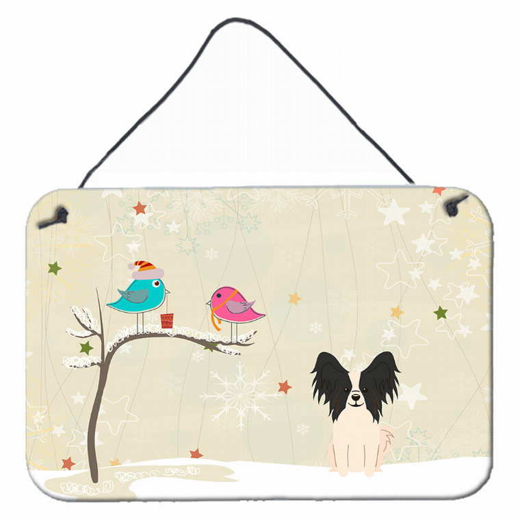 Christmas Presents Between Friends Design with Dog Art Wall or Door Hanging Prints - 638508445513