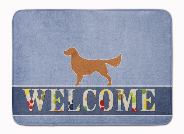 Dog Breed Print Machine Washable Memory Foam Welcome Mat - 638508703002