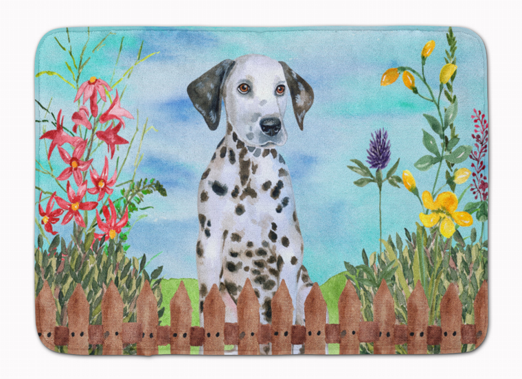 Spring Dog Art Machine Washable Memory Foam Mat - 652259184033
