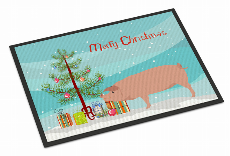 Pig Art Christmas Indoor or Outdoor Mat - 652259118090