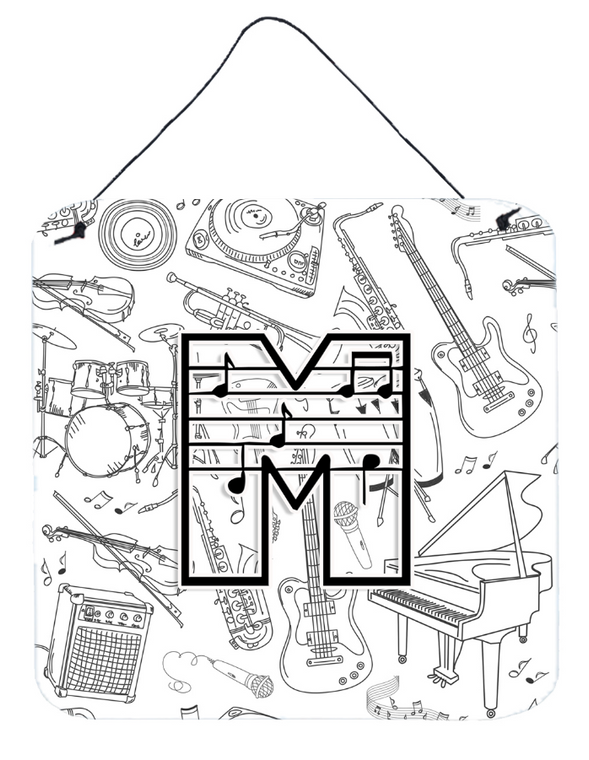 Musical Note Letters Wall or Door Hanging Prints - 615872984916