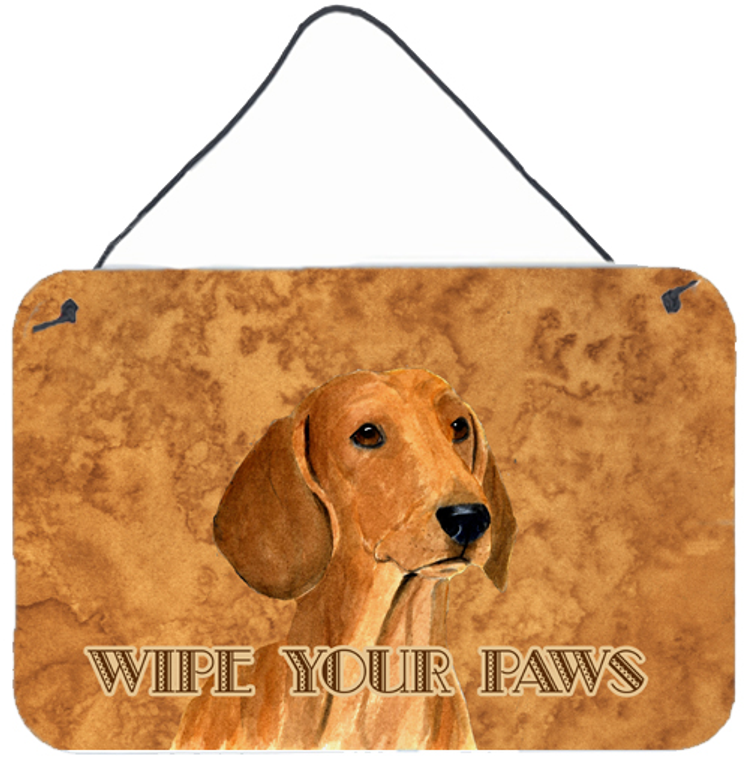 Wipe your Paws Dog Art Wall or Door Hanging Prints - 615872791996