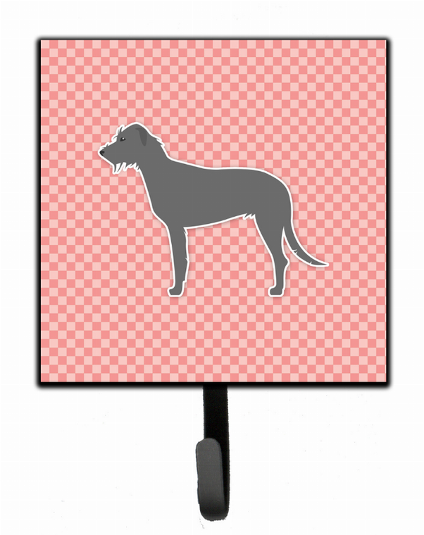 Checkerboard With Dog Art Leash or Key Holder - 638508530868
