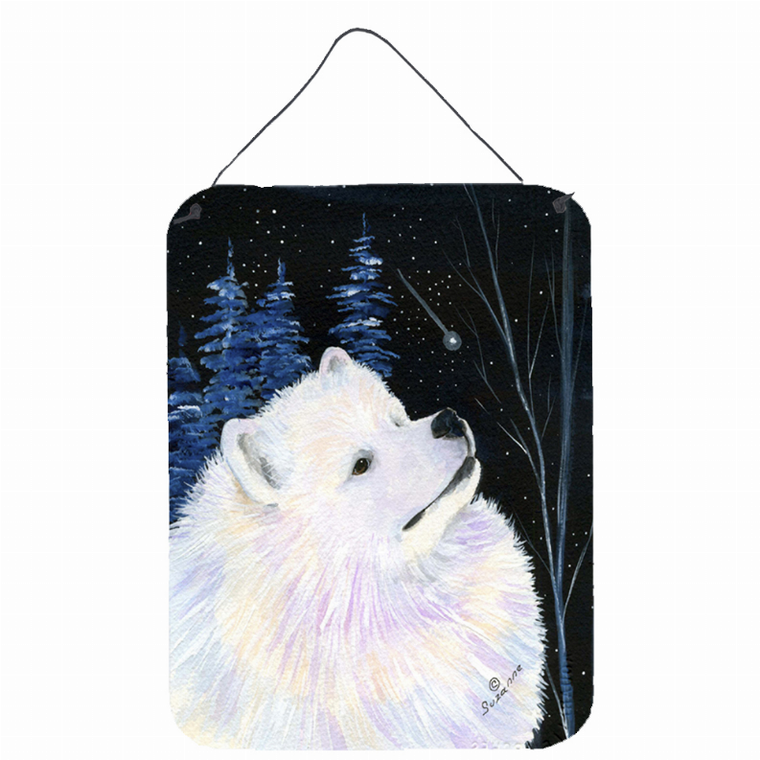 Starry Night Dog Art Wall or Door Hanging Prints - 615872611539