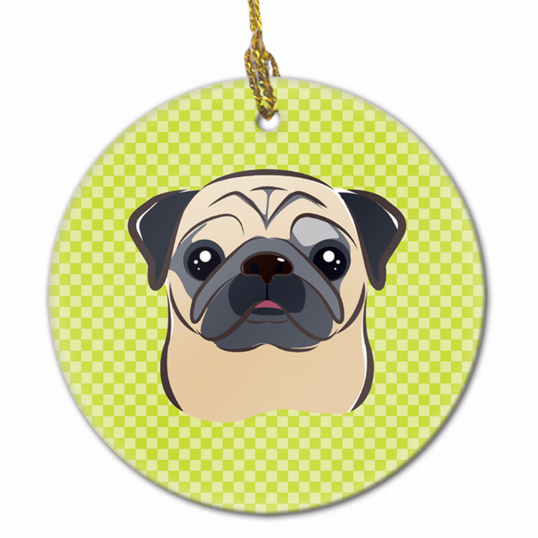 Dog Portrait on Ceramic Ornament - 615872909056