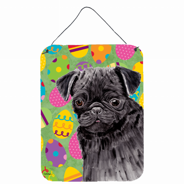 Easter Eggtravaganza Design with Dog Wall or Door Hanging Prints - 617375992153