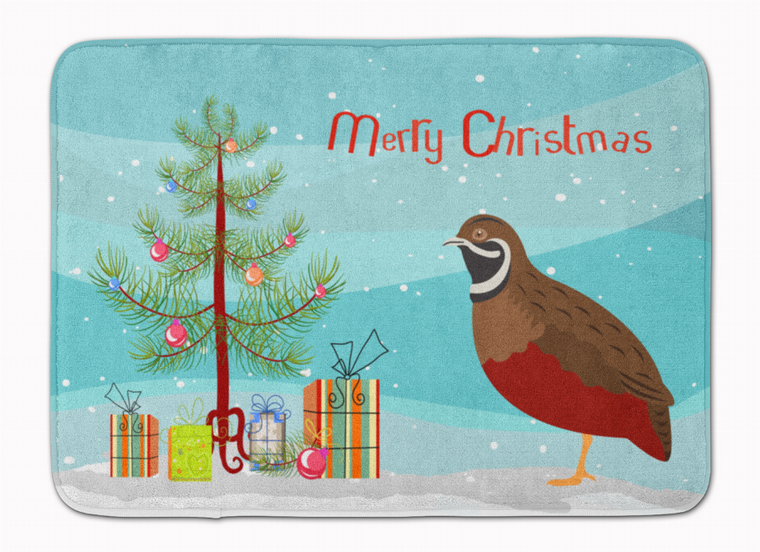 Bird Christmas Machine Washable Memory Foam Mat - 652259132256