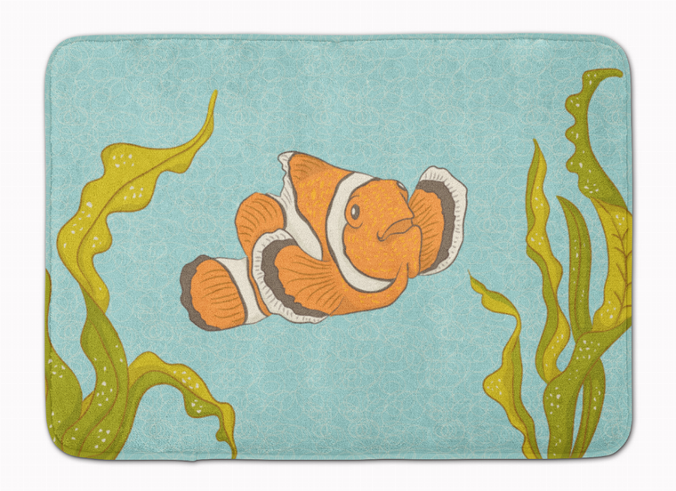 Sealife Themed Art/Painting Machine Washable Memory Foam Mat - 652259003525