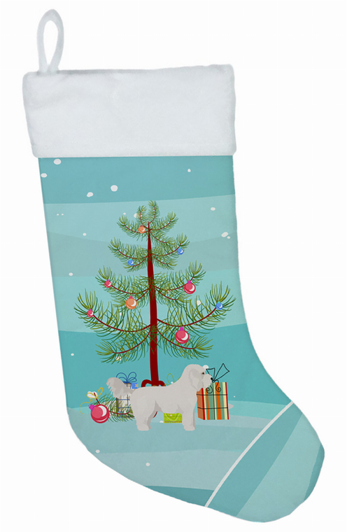 Christmas Tree and Dog on Christmas Stocking - 194030056189