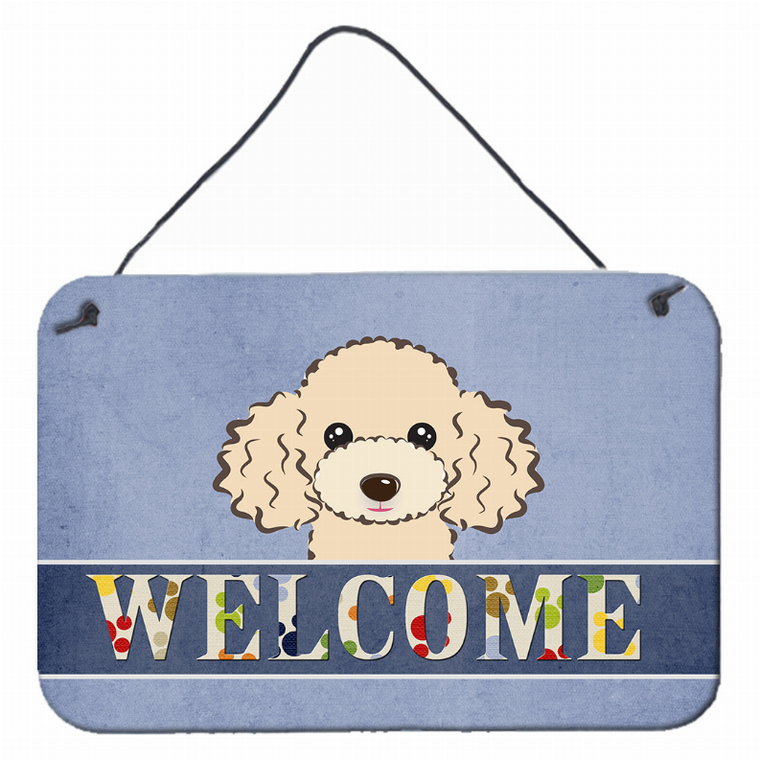 Welcome Design with Dog Wall or Door Hanging Prints - 638508001115