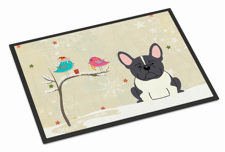 Christmas Presents Between Friends Dog Art Indoor or Outdoor Mat - 638508411037
