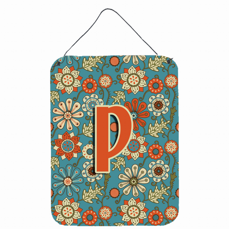 Flowers Initial Wall or Door Hanging Prints - 638508030108