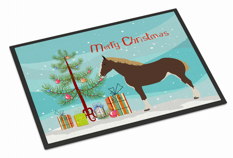 Horse Art Christmas Indoor or Outdoor Mat - 652259123056