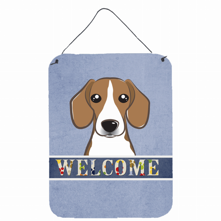 Welcome Design with Dog Wall or Door Hanging Prints - 638508006509