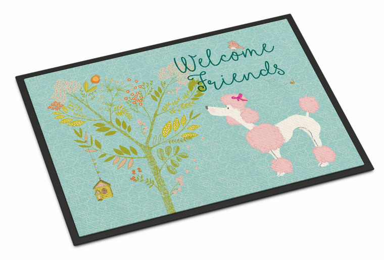 Welcome Friends Dog Art Indoor or Outdoor Mat - 638508894588