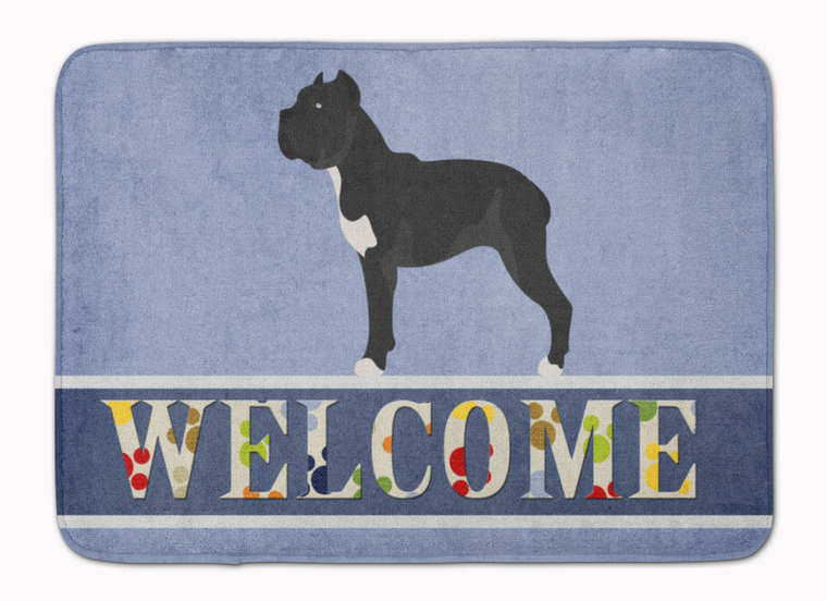 Dog Breed Themed Welcome Machine Washable Memory Foam Mat - 638508982285