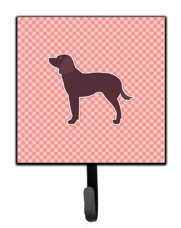 Checkerboard With Dog Art Leash or Key Holder - 638508530844
