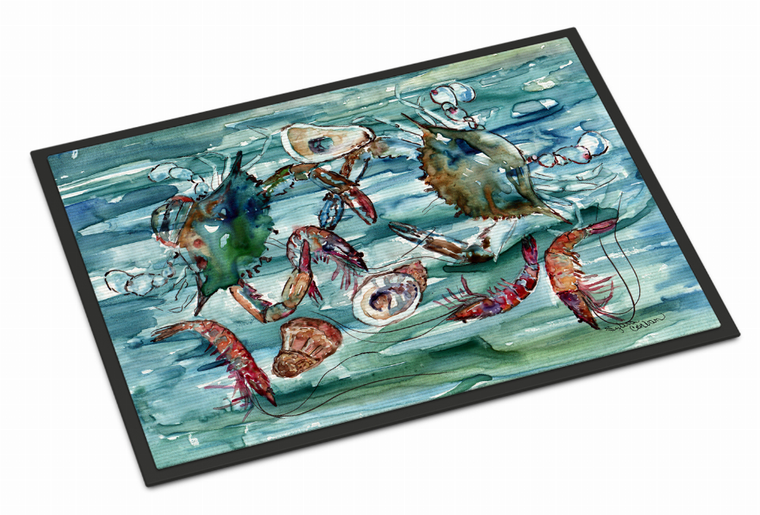 Shellfish Art Indoor or Outdoor Mat - 638508044037