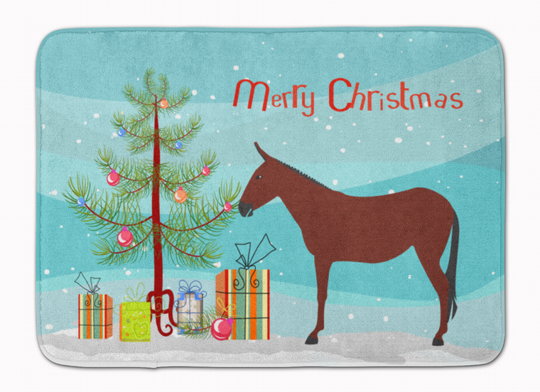 Donkeys & Mules Christmas Machine Washable Memory Foam Mat - 652259131198