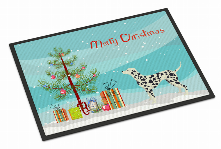 Christmas Tree Dog Art Indoor or Outdoor Mat - 194030030219