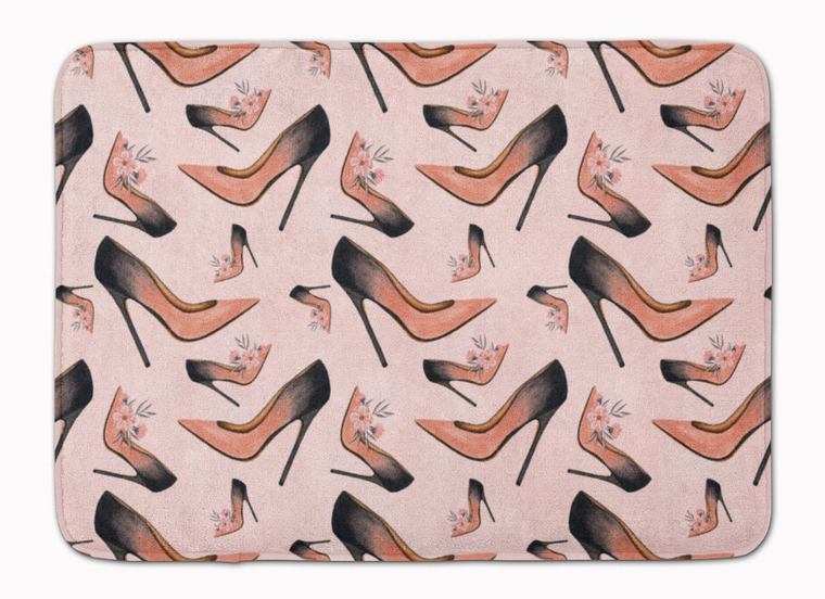 Watercolor Themed Art Machine Washable Memory Foam Mat - 638508888600