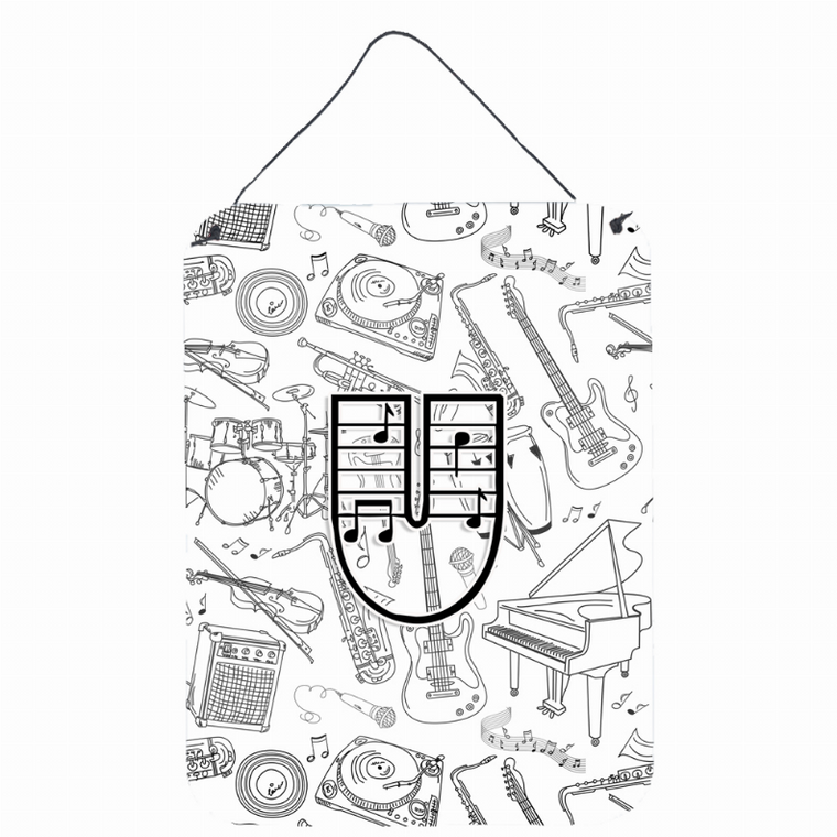 Musical Note Letters Wall or Door Hanging Prints - 638508028853