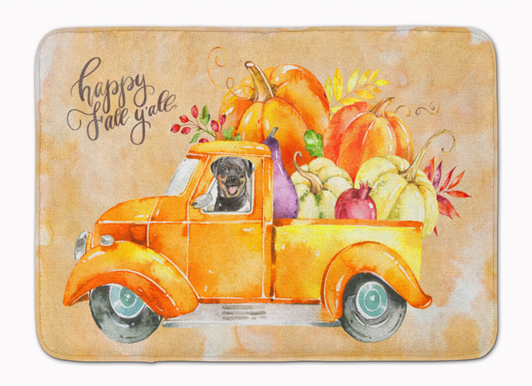 Happy Fall Dog Art Mat - 652259325269