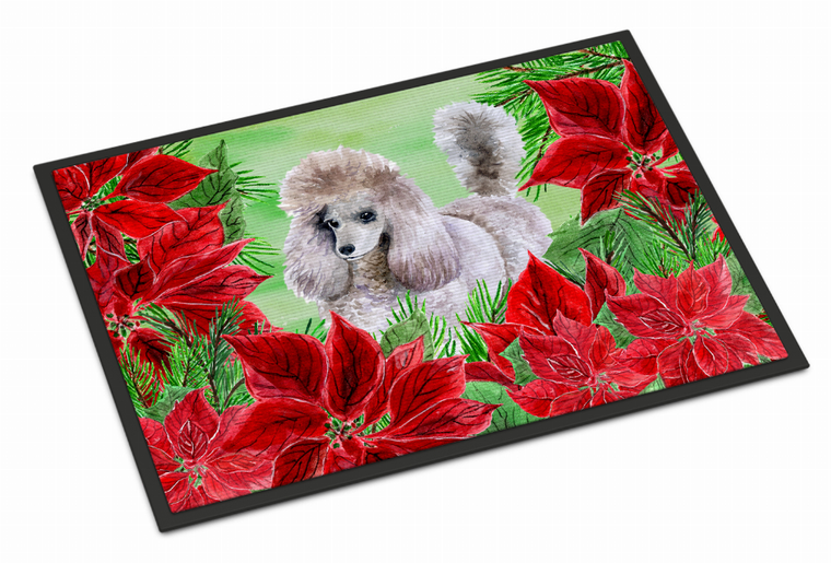 Poinsettas Dog Artwork Mat - 652259188758