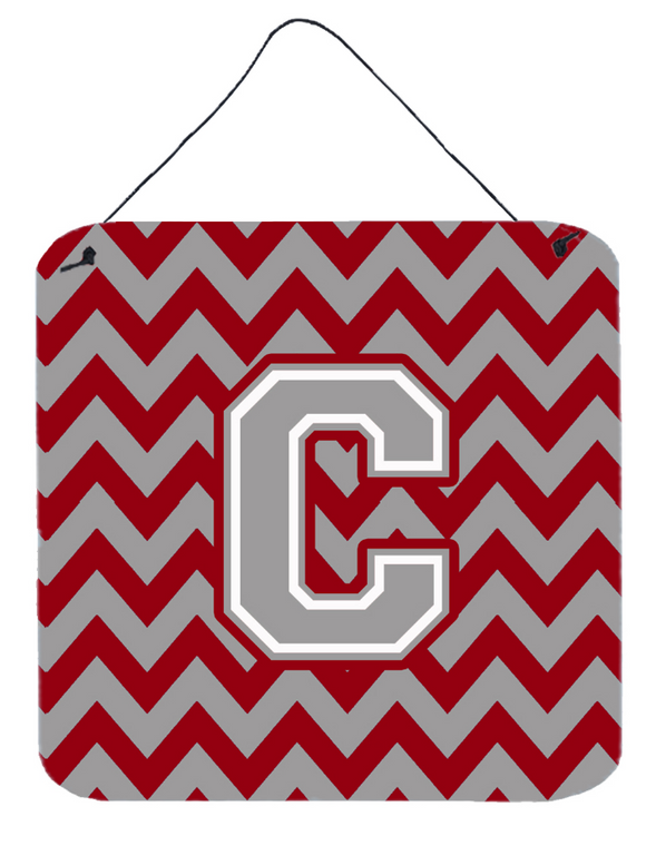 Monogram Letter Chevron Wall or Door Hanging Prints - 638508294876