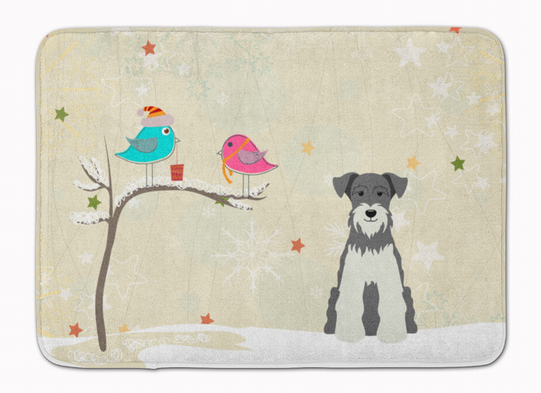 Christmas Presents Between Friends Dog Art Machine Washable Memory Foam Mat - 638508639288