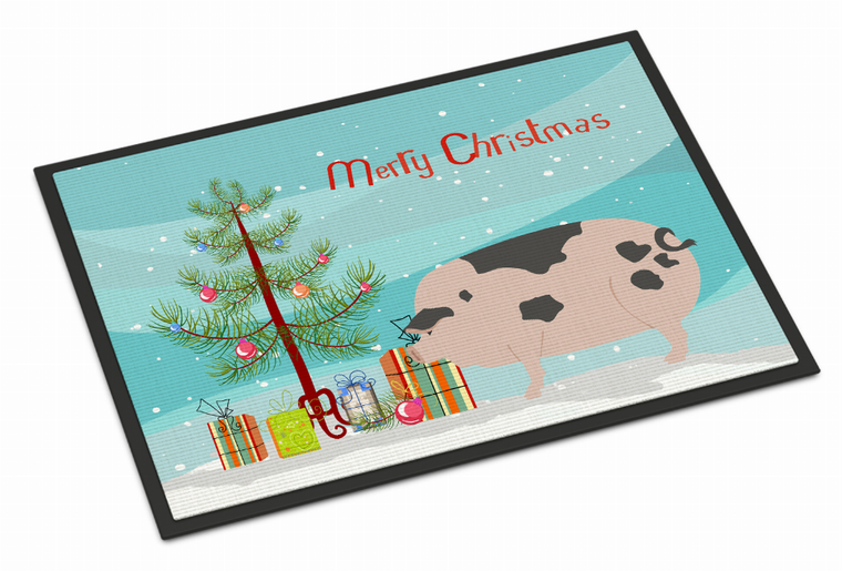 Pig Art Christmas Indoor or Outdoor Mat - 652259123391