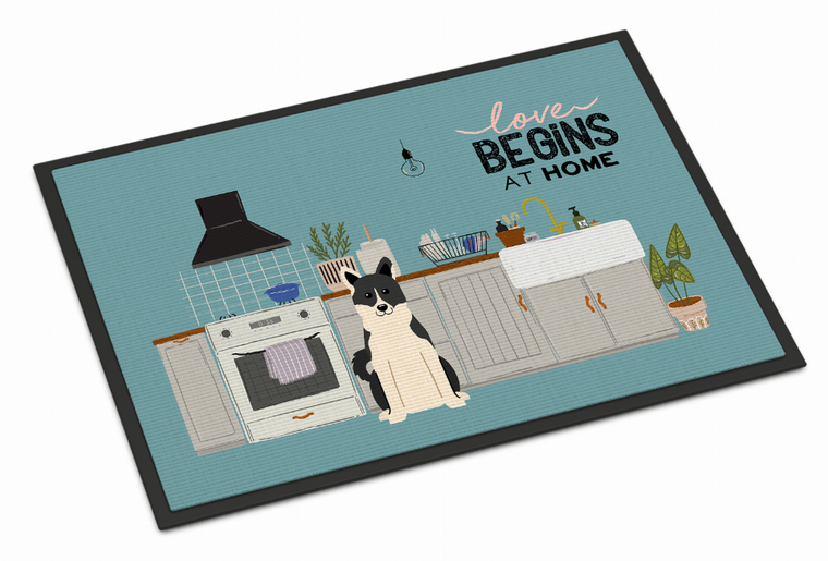 Dog Kitchen Scene Indoor or Outdoor Mat - 194030347263