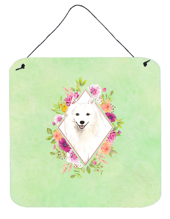 Flowers Design with Dog Wall or Door Hanging Prints - 194030073902