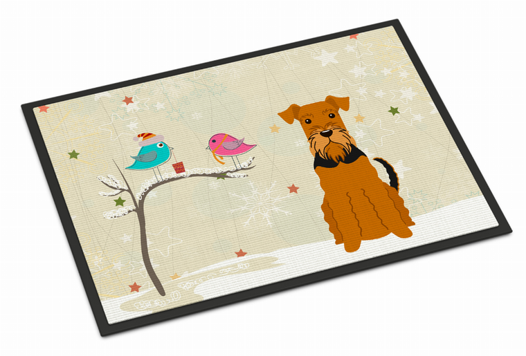 Christmas Presents Between Friends Dog Art Indoor or Outdoor Mat - 638508411327