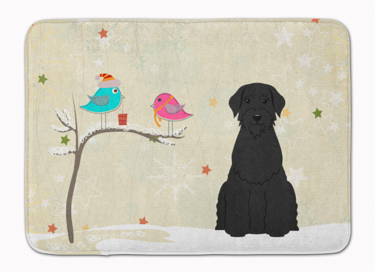 Christmas Presents Between Friends Dog Art Machine Washable Memory Foam Mat - 638508639400