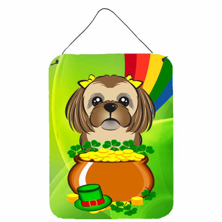 St. Patrick's Day Design with Dog Wall or Door Hanging Prints - 638508211507