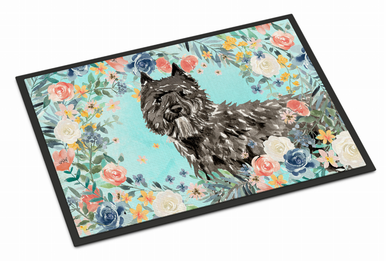 Dog Art Spring Flowers Mat - 194030023617
