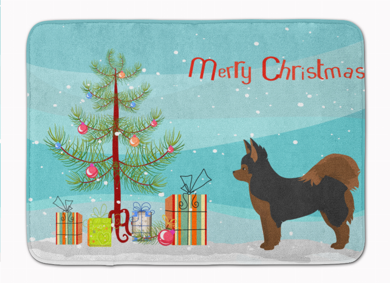 Christmas Tree Dog Art Machine Washable Memory Foam Mat - 194030039564