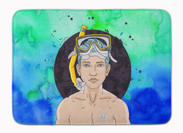 Zodiac Sign Machine Washable Memory Foam Mat - 638508832672