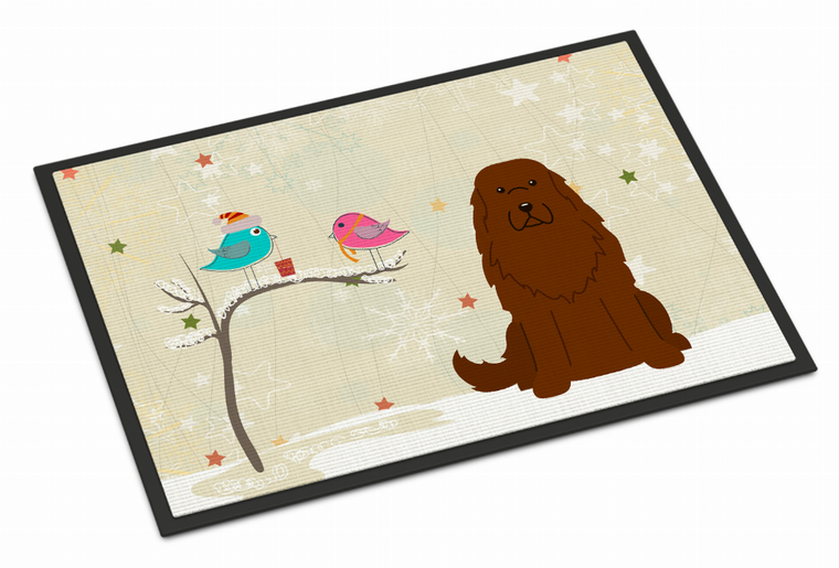 Christmas Presents Between Friends Dog Art Indoor or Outdoor Mat - 638508411419