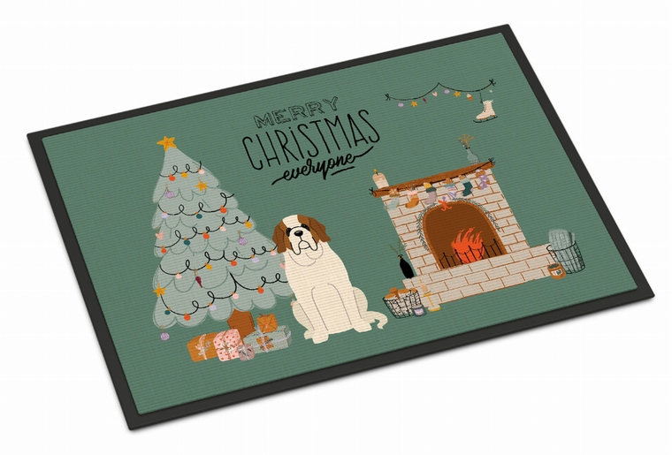 Dog Christmas Everyone Indoor or Outdoor Mat - 194030345917