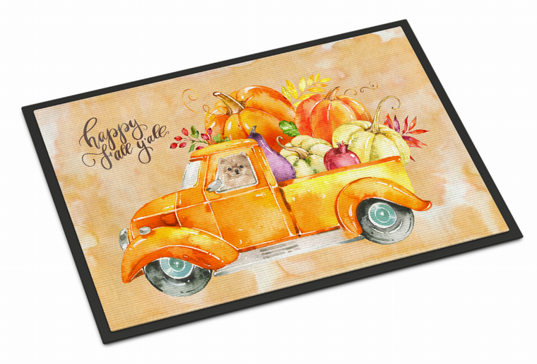 Happy Fall Dog Art Mat - 652259322756