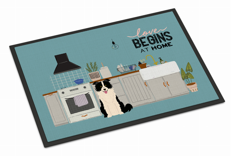 Dog Kitchen Scene Indoor or Outdoor Mat - 194030348154