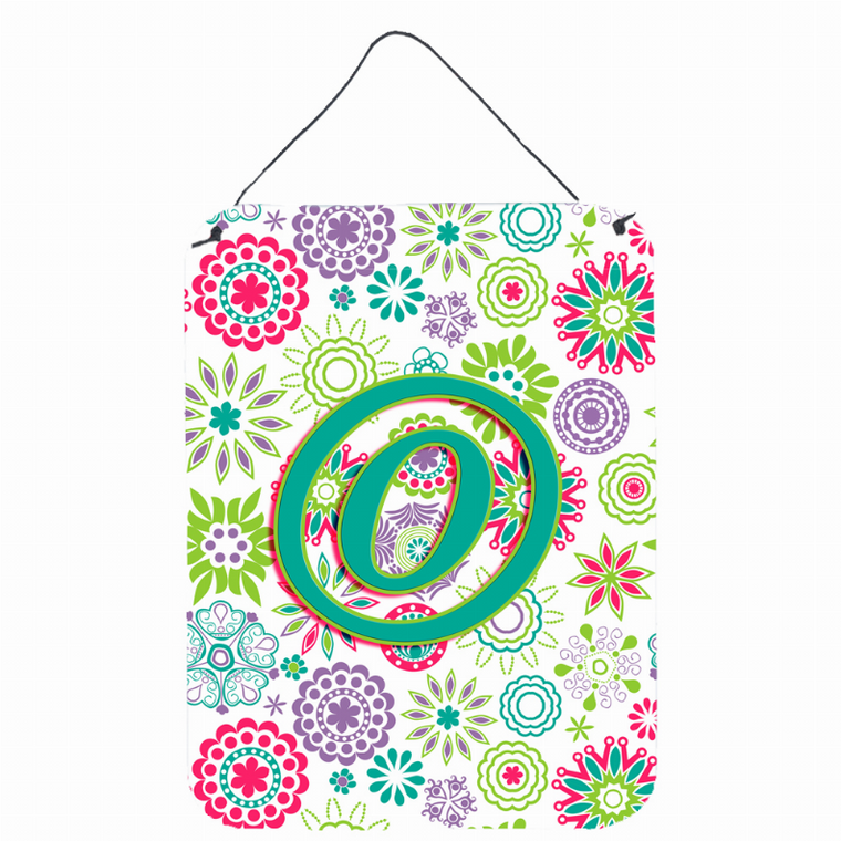 Flowers Initial Wall or Door Hanging Prints - 638508029836
